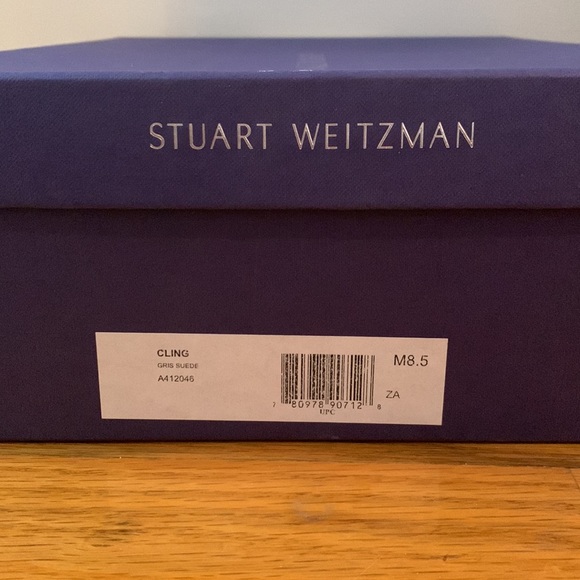 NWT-Stuart Weitzman Cling Suede Stretch Sock Booties - Picture 4 of 7